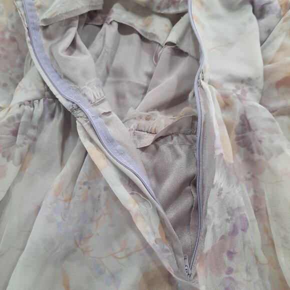 Vtg 1970s handmade ethereal evening gown - Picture 15 of 15